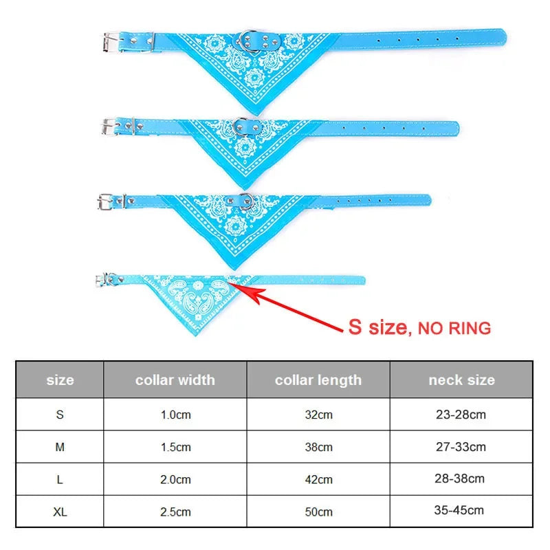 Simpatica bandana regolabile per cani