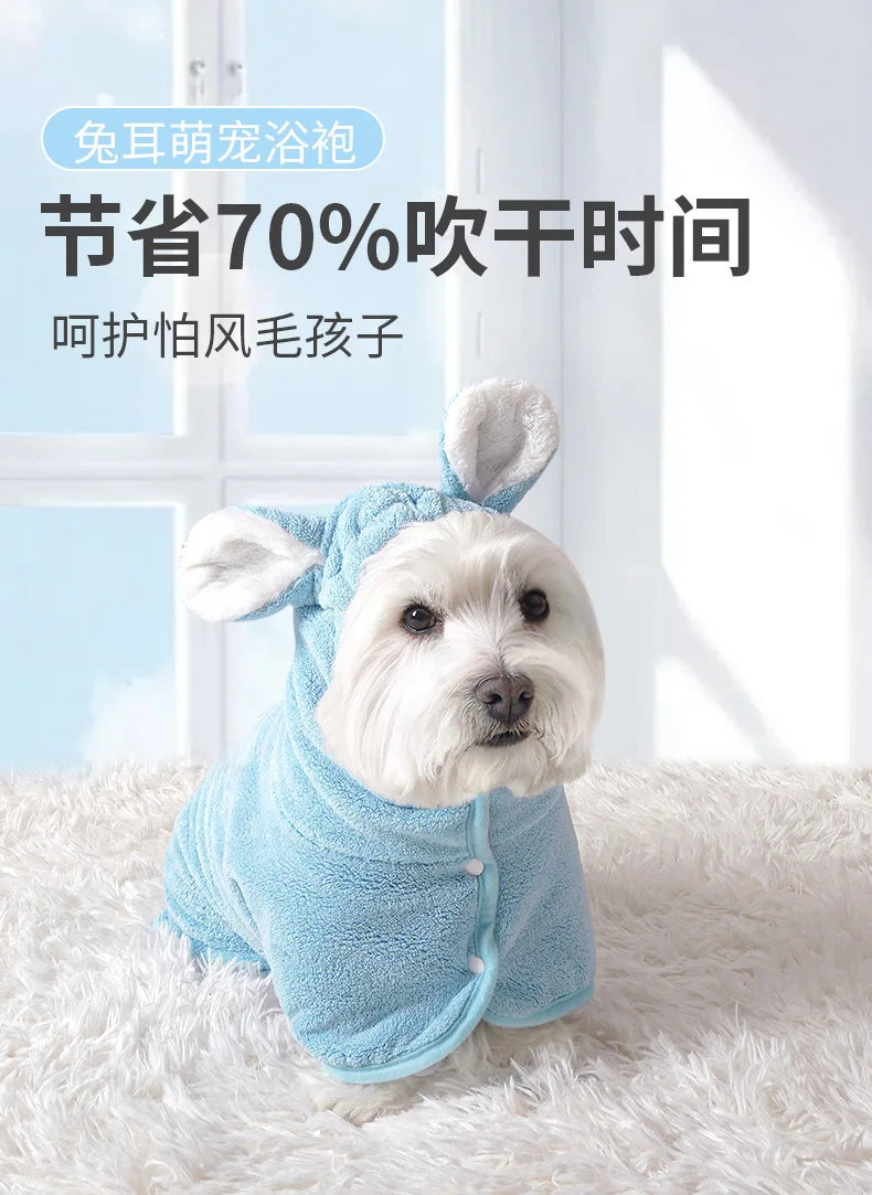 Accappatoio per animali domestici