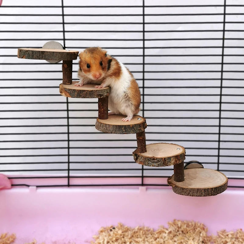 Scala in legno per piccoli animali