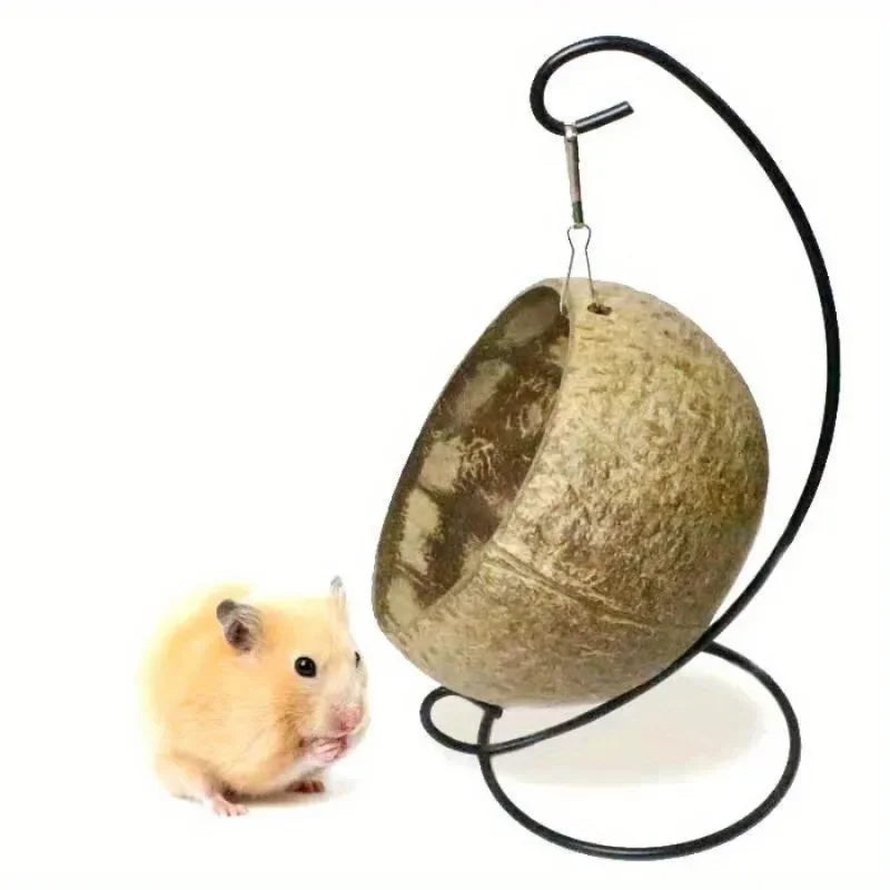 Nido di guscio di cocco per criceti