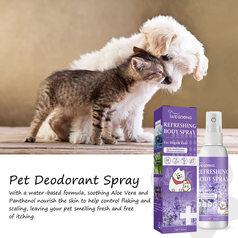 Profumo deodorante 50ml Olio di lavanda Deodorante per cani Spray