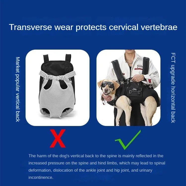 Zaino con logo personalizzato per cani Imbracatura per cani per tutto il corpo con manico Imbracature per sollevamento cani per cani anziani Cani disabili Forniture per animali domestici