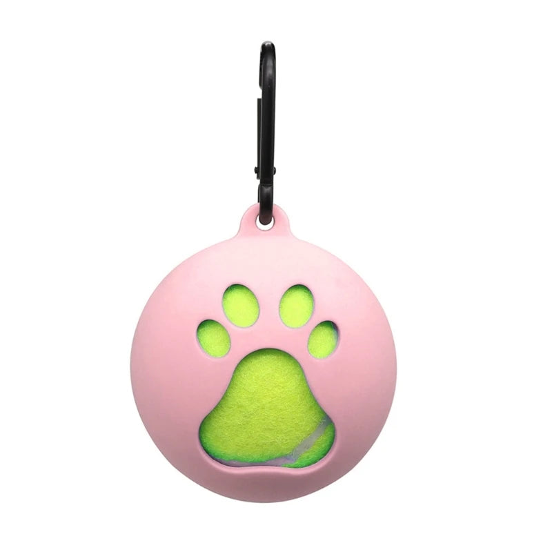 Supporto per copertura per palline per animali domestici con attacco per guinzaglio per cani Supporto per palline da tennis