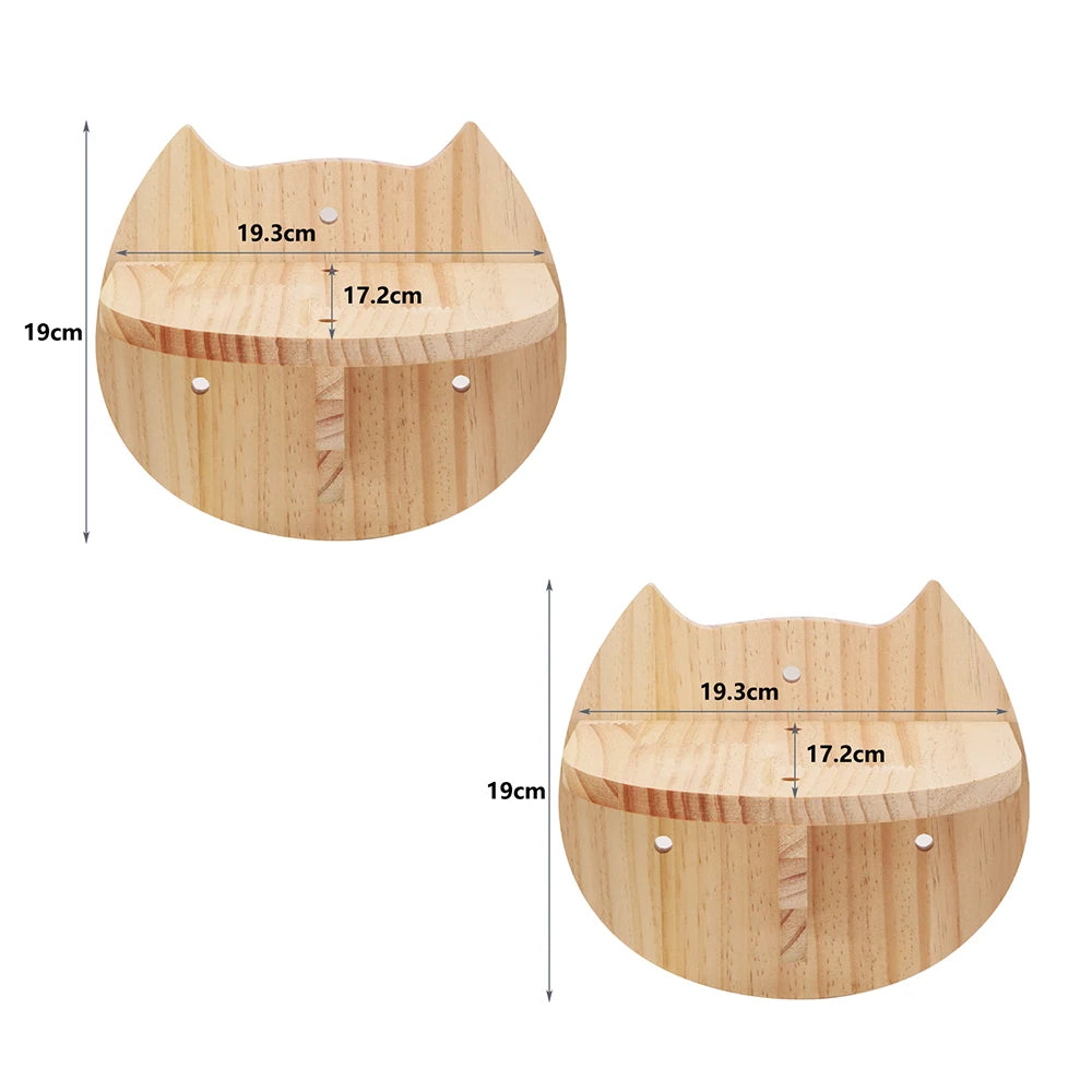 Mensola da arrampicata per gatti montata a parete gradini mobili da parete scala con corda in sisal tiragraffi albero per gatti gattini che dormono