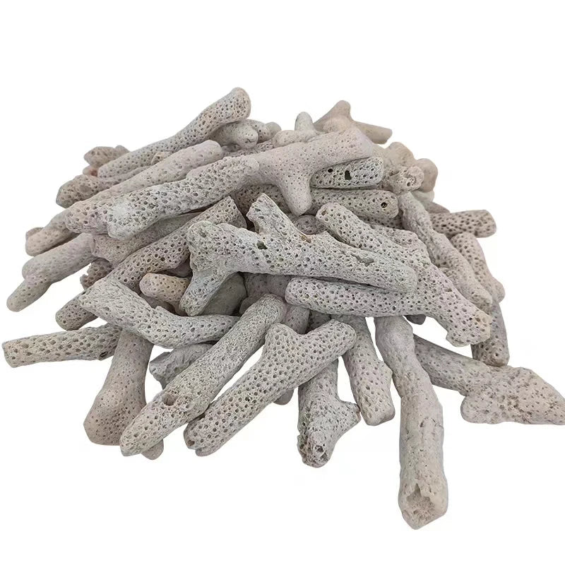 Filtro per acquario con osso di corallo di barriera corallina naturale di alta qualità materiale biologico medio sabbie di corallo per la filtrazione del serbatoio di pesce fisso PH