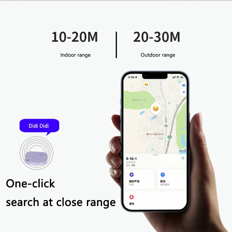 Mini localizzatore Bluetooth 5.0 anti-smarrimento