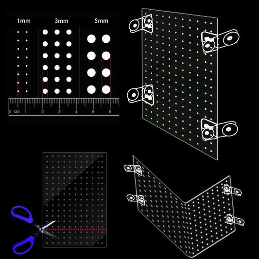 Piastra isolante pieghevole per acquario Tagliata liberamente Scomparto superiore e inferiore Copertura del cuscinetto inferiore Deflettore netto Accessori per acquari