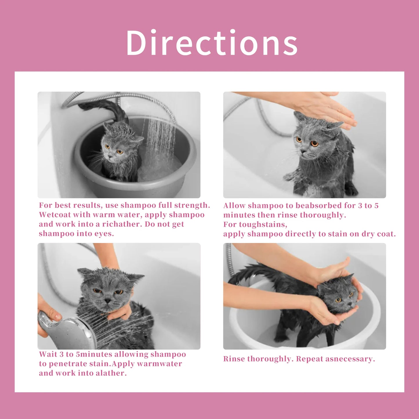 228ml Shampoo per animali domestici