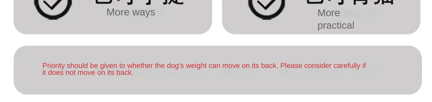 Zaino con logo personalizzato per cani Imbracatura per cani per tutto il corpo con manico Imbracature per sollevamento cani per cani anziani Cani disabili Forniture per animali domestici