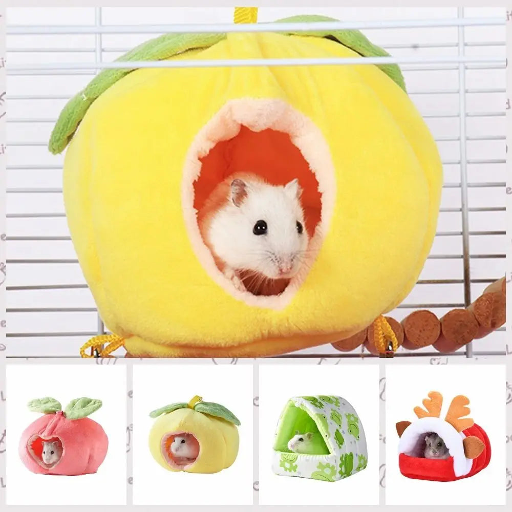 Casetta in pelouche per piccoli animali