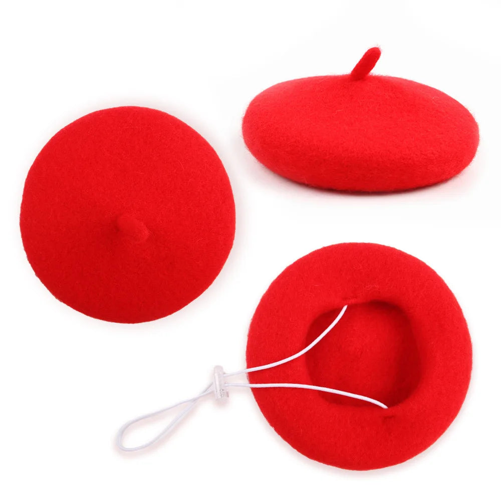 Set 2 pezzi cappello e fiocco