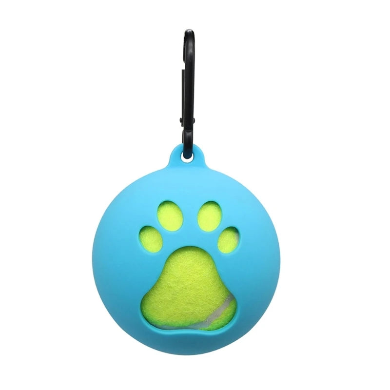 Supporto per copertura per palline per animali domestici con attacco per guinzaglio per cani Supporto per palline da tennis