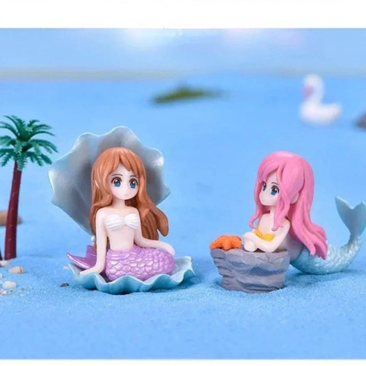 Mini figure per acquario sirenette