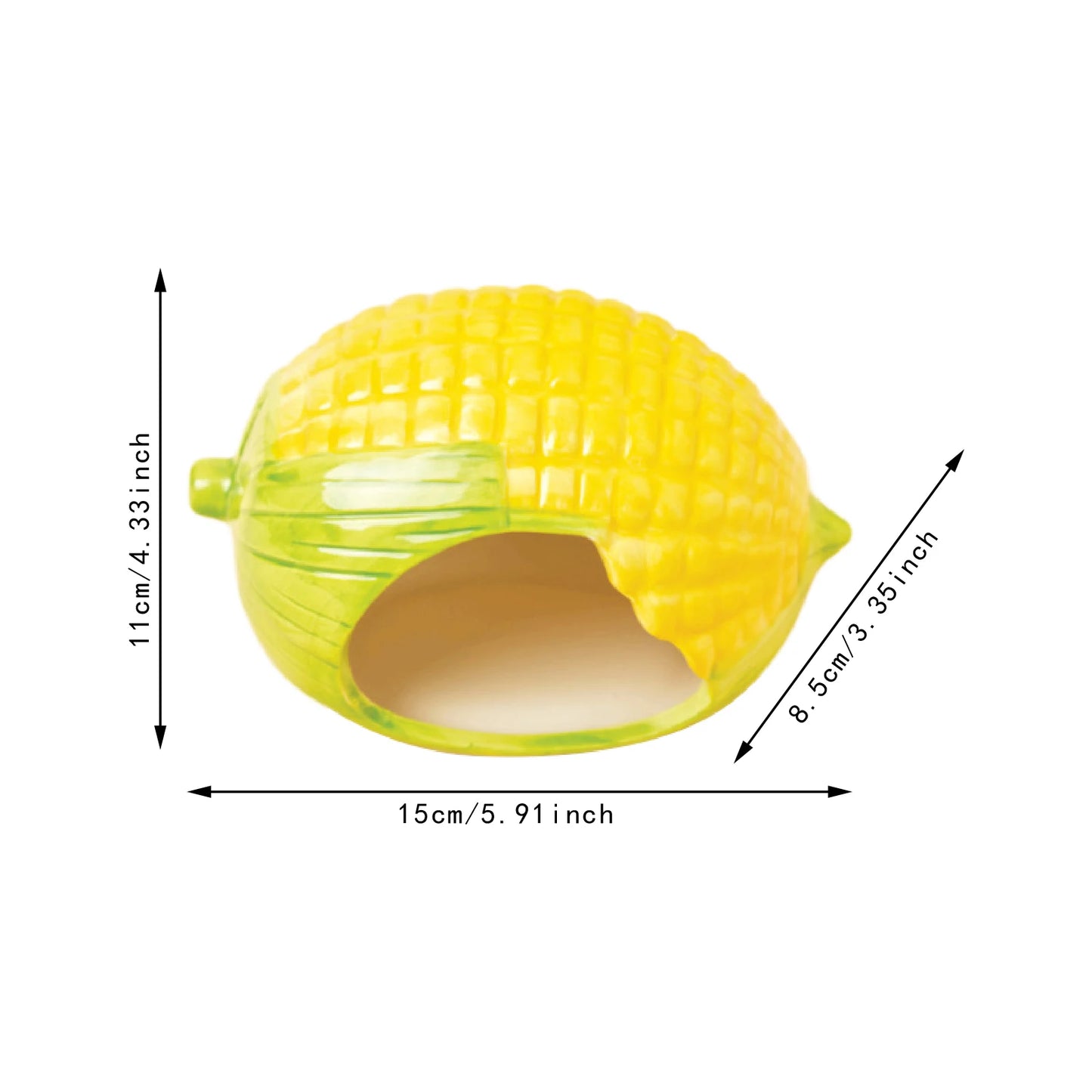 Keramikset in Maisform für Hamster.