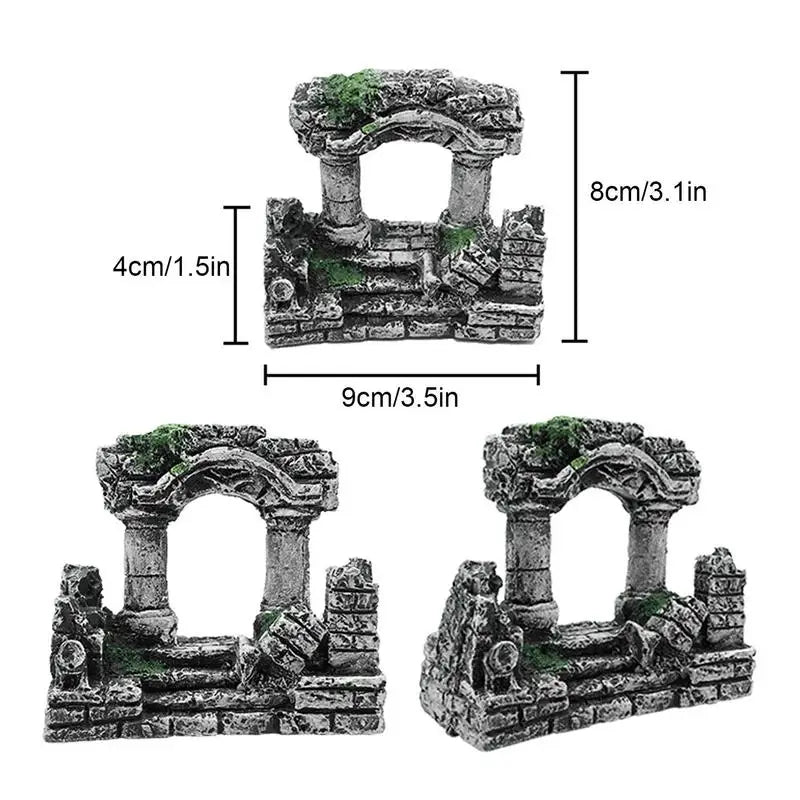 Decorazioni per acquario colonne