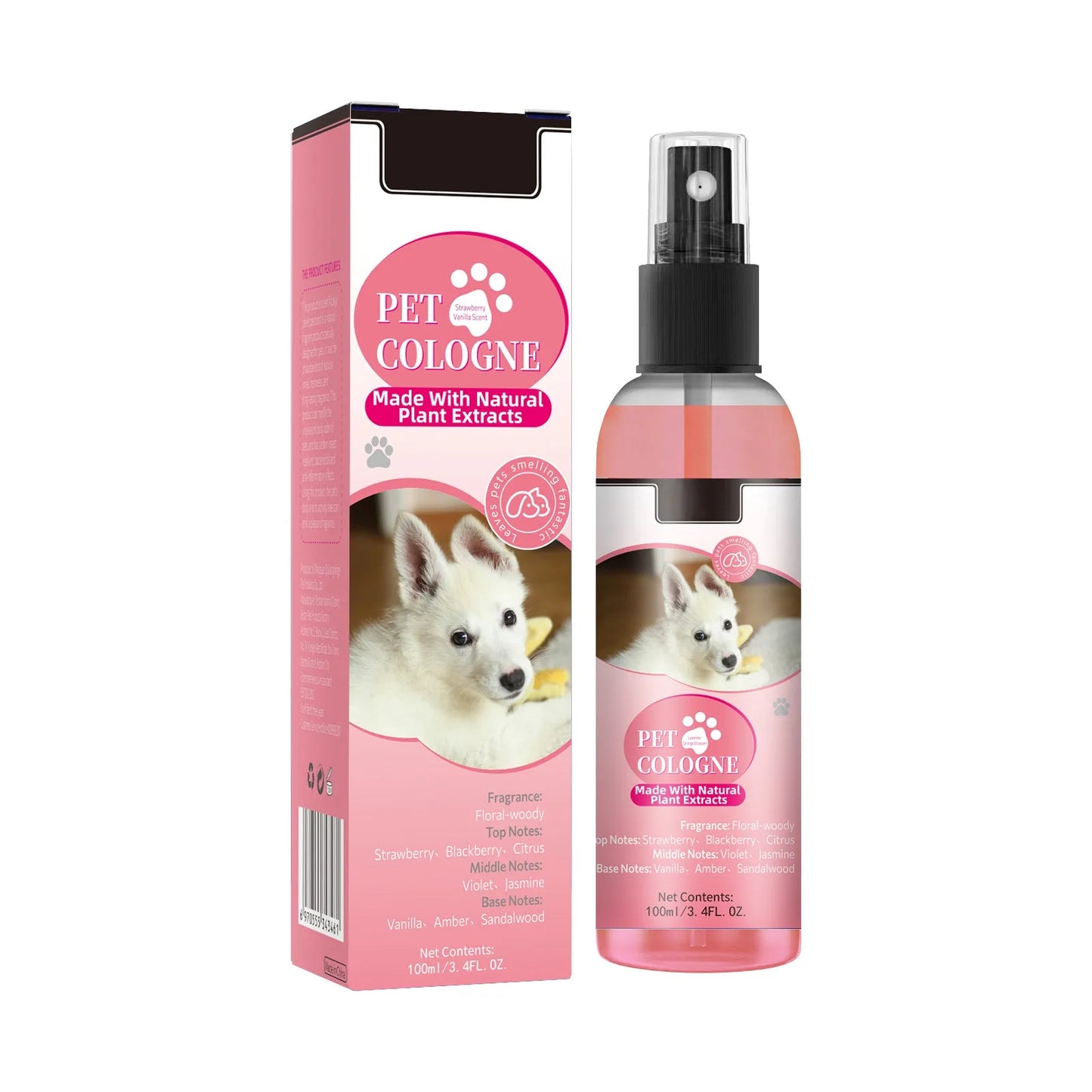 Spray deodorante per animali domestici