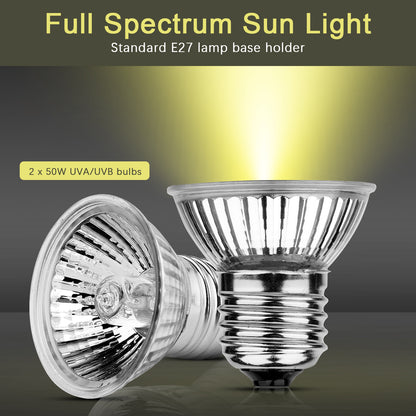 Lampadina termica per UVA/UVB con Clip