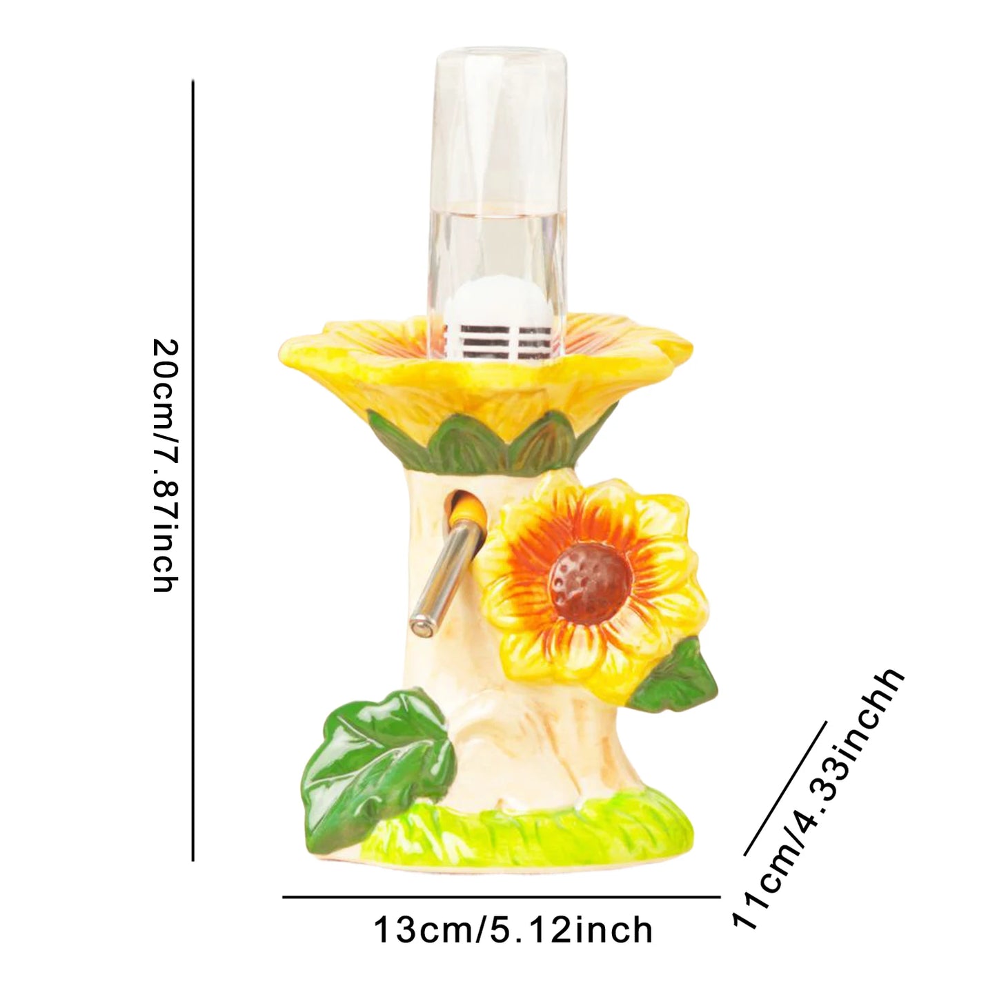 Bottiglia d'acqua per criceti - Girasole