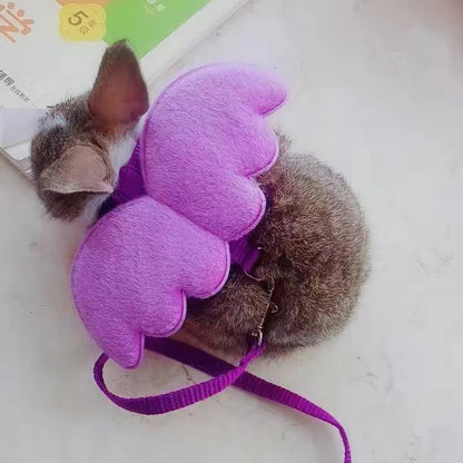 Imbracatura per piccoli animali con ali d'angelo