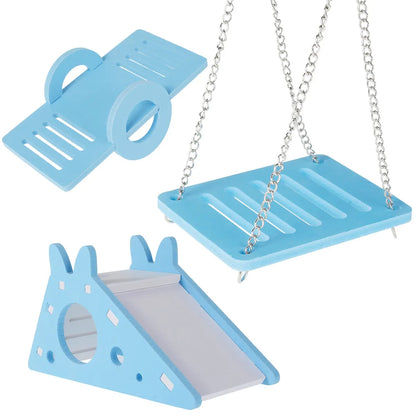 Set 3 pezzi gioco piccoli animali