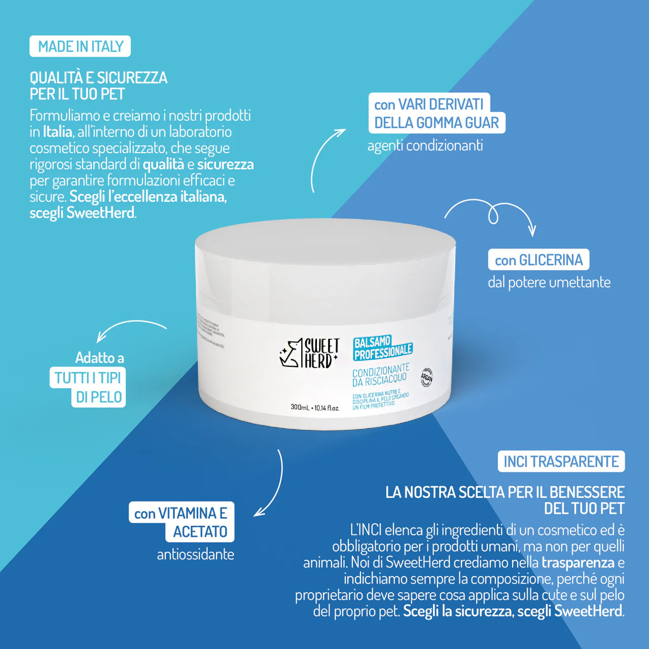 Balsamo Conditioner da Risciacquo 300 ml - Cani