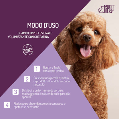 Keratin-Volumen-Shampoo - Hunde
