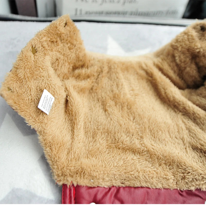 Giacca pelle imbottita