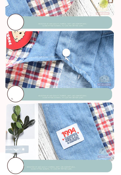 Giacca casual jeans e tweed
