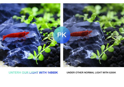Superschlanke LED-Aquarium-Pflanzenleuchten, Wachstumslicht, 5 W/10 W/15 W, Aquarien-Pflanzenbeleuchtung, wasserdichte Clip-on-Lampe für Aquarien