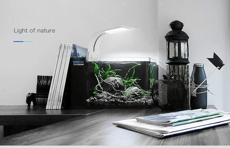 Superschlanke LED-Aquarium-Pflanzenleuchten, Wachstumslicht, 5 W/10 W/15 W, Aquarien-Pflanzenbeleuchtung, wasserdichte Clip-on-Lampe für Aquarien