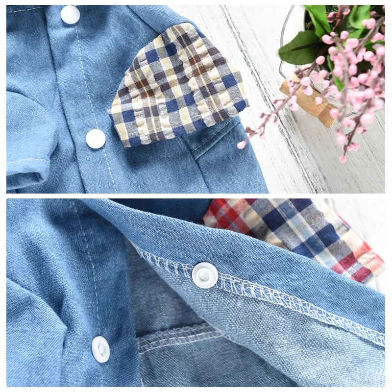 Giacca casual jeans e tweed