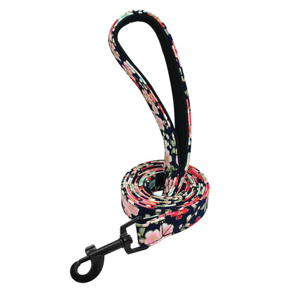 Guinzaglio per cani modello moda 4ft Guinzaglio per animali domestici in nylon stampato per cani di piccola taglia media Guinzagli morbidi per animali domestici Chihuahua Pitbull