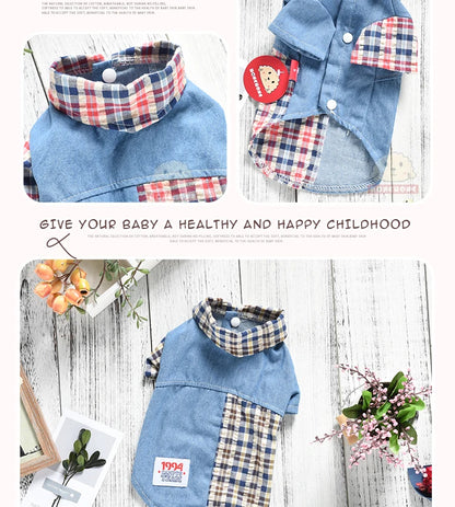 Giacca casual jeans e tweed