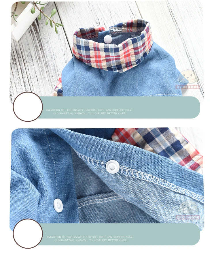 Giacca casual jeans e tweed