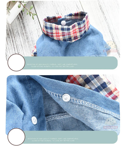 Giacca casual jeans e tweed