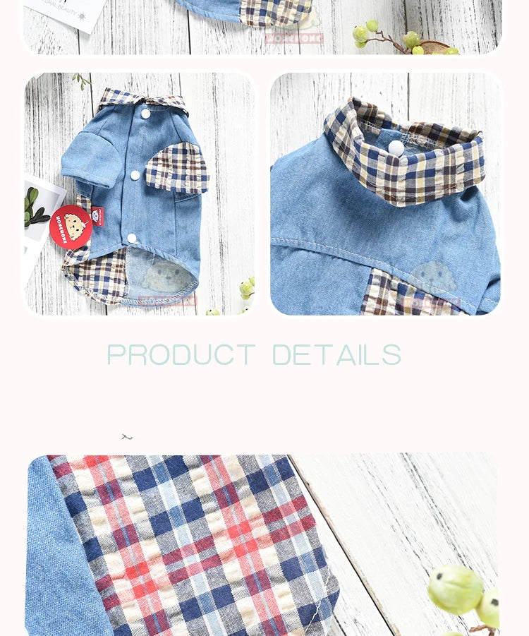 Giacca casual jeans e tweed