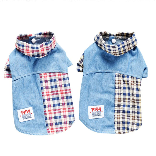 Giacca casual jeans e tweed