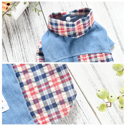 Giacca casual jeans e tweed