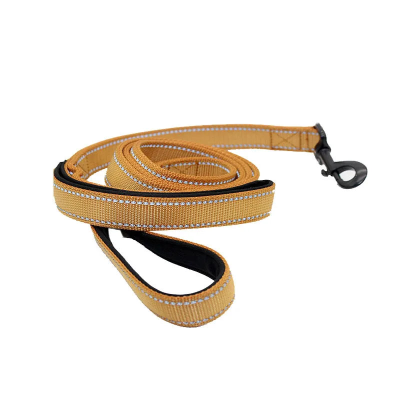 Guinzaglio per cani Dual Handle Hands Free Running guinzaglio ammortizzante elastico estensibile cuciture riflettenti cintura in vita regolabile