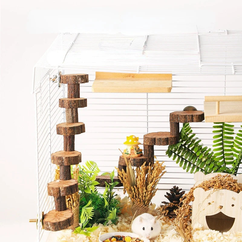 Gabbia per pappagalli Altalena Giocattolo Scaletta Giocattolo da masticare per uccelli da compagnia Filo di cotone appeso per uccello Noia Gabbia per rompere il cerchio sospeso Giocattolo