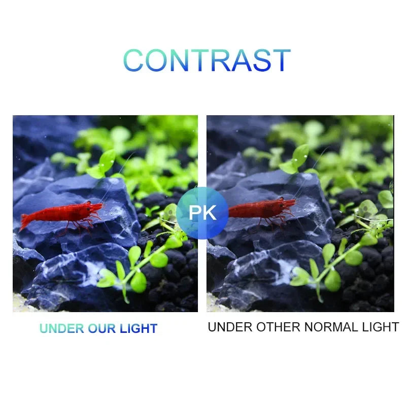 Superschlanke LED-Aquarium-Pflanzenleuchten, Wachstumslicht, 5 W/10 W/15 W, Aquarien-Pflanzenbeleuchtung, wasserdichte Clip-on-Lampe für Aquarien
