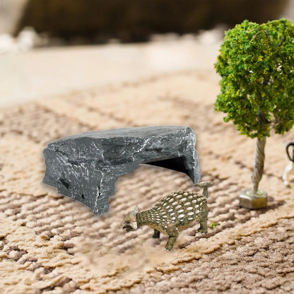 Reptilien Dock Rastende Frösche Eidechsen Wasserschildkröten Tauchplattform Haustiere Nachahmung Felsen Versteck Schildkröte Tank Zubehör