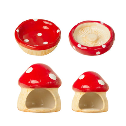 Casetta per criceti in ceramica