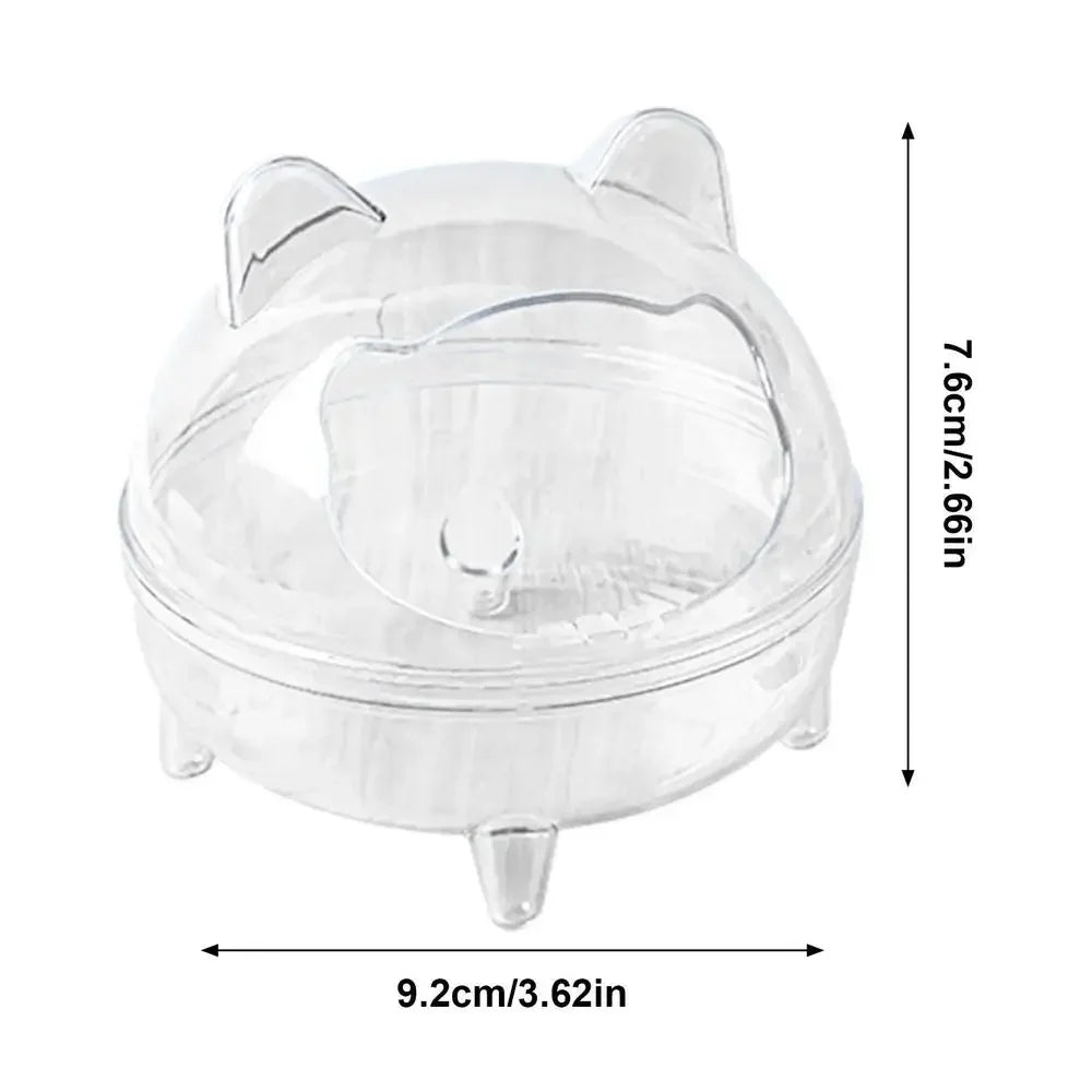 Toilette/bagnetto trasparente per piccoli animali