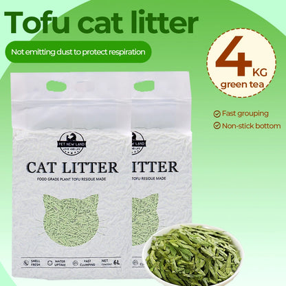 Lettiera per gatti con tofu - 4kg