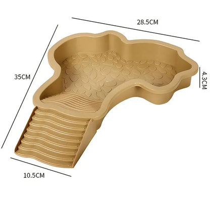 Laghetto per habitat tartarughe di terra