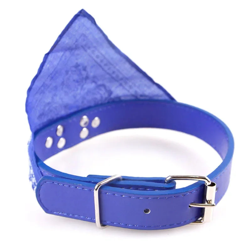 Simpatica bandana regolabile per cani