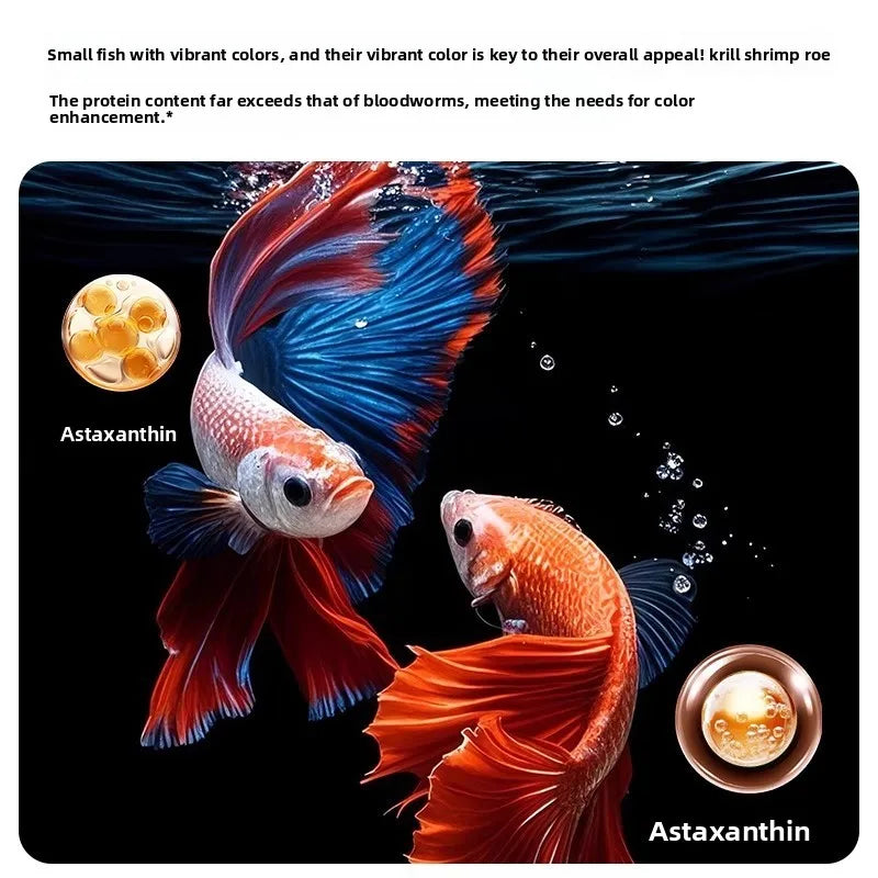 Cibo secco pesci e tartarughe - Krill & Gamberetti