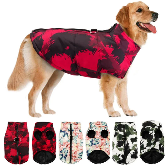 Vestiti invernali per cani da compagnia Bulldog francese Giacca calda per animali domestici Cappotto Abbigliamento per cani impermeabile Gilet per cani di piccola taglia media grande