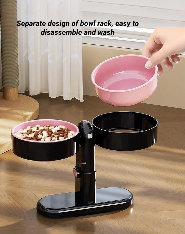 Mangiatoia per animali domestici Ciotole per cani rialzate Stoviglie regolabili in altezza Alimentazione e acqua per cani di piccola taglia Alimentazione per irrigazione